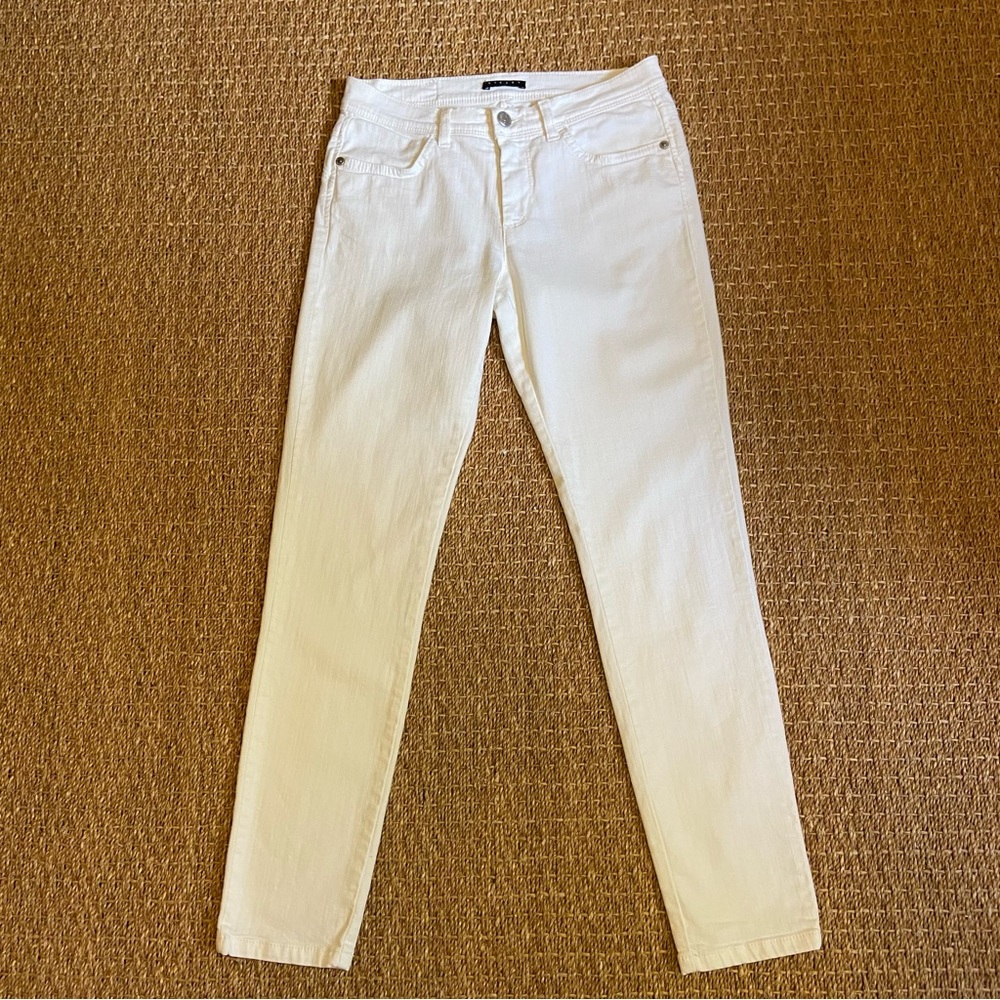 Sisley Ibiza Slim Fit White Jeans